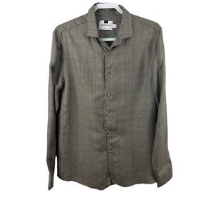 Topman Plaid Button Down Shirt
